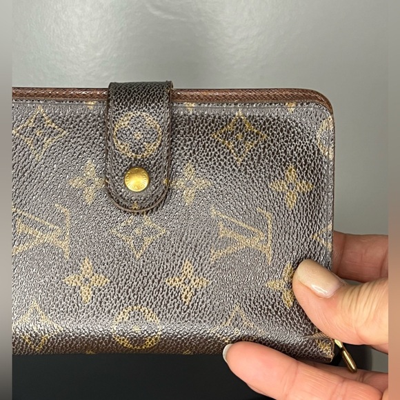 Louis Vuitton Monogram Canvas Wallet Authentic Porte Monnaie Billets Viennois - Picture 10 of 10